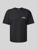 REVIEW T-Shirt mit Logo-Print Black