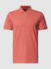 Matinique Koszulka polo z detalem z logo model ‘MApoleo’ Różowy melanż