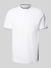 MCNEAL Poloshirt mit kurzer Knopfleiste Weiss