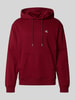 Calvin Klein Jeans Hoodie mit Kapuze Bordeaux