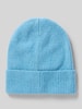 ICHI Strickmütze mit breitem Umschlag Modell 'IAIVO' Bleu