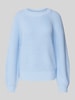 s.Oliver RED LABEL Comfort Fit Strickpullover mit Raglanärmeln Bleu