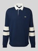 Lacoste Classic fit poloshirt in design met lange mouwen Donkerblauw