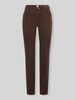 Brax Regular Fit Gerade Hose aus Lyocell-Mix mit Modal-Baumwoll-Anteil Modell 'MARY' Dunkelbraun