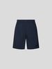 WOOD WOOD Shorts mit Label-Patch Marine