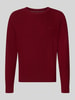 GANT Regular Fit Pullover aus Baumwoll-Woll-Mix Bordeaux