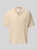 SELECTED HOMME Freizeithemd mit Knopfleiste Beige