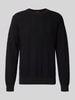 HUGO Regular Fit Pullover aus reiner Baumwolle Modell 'Simoh' Black