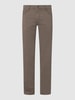 Brax Hose mit Label-Patch Modell 'Cadiz' Beige