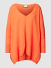 Kujten Strickpullover mit 3/4-Arm Modell 'MINIE' Orange