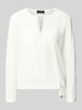 monari Regular Fit Bluse mit Brusttaschen Weiss