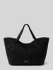 Liu Jo White Handtasche mit Strukturmuster Modell 'Cromite' Black