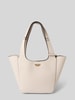 Guess Handtasche mit Label-Applikation Modell 'HELINA' Offwhite