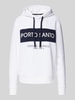 Christian Berg Woman Hoodie mit Statement-Print Weiss