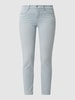 Angels Cropped Jeans mit Stretch-Anteil Modell 'Ornella Sporty'  Hellblau