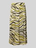 Fransa Spódnica midi z nadrukiem na całej powierzchni model ‘Zena’ Oliwkowy