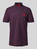 HUGO Poloshirt met labelpatch, model 'Dereso' Prune