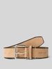Marc O'Polo Riem van echt rundleer Beige