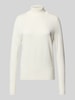 Christian Berg Woman Gebreide pullover met ribboorden Offwhite