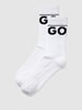 HUGO CLASSIFICATION Socken mit Label-Stitching im 2er-Pack Weiss