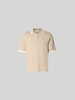 MAISON KITSUNÉ Regular Fit Poloshirt aus Baumwolle Beige
