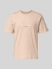 Jack & Jones T-Shirt mit Label-Print Modell 'BILLYBURG' Beige