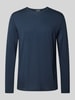 OLYMP Level Five Slim Fit Langarmshirt aus Baumwoll-Mix Marine