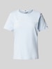 Tommy Hilfiger T-Shirt mit Label-Print Hellblau