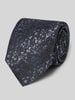 MONTI Krawatte aus Seide im Allover-Look (7,5 cm) Blau