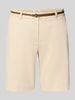 b.young Straight Fit Bermuda mit Gesäßtaschen Modell 'Days' Beige