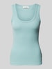 Marc O'Polo Slim fit tanktop van katoenmix Mintgroen