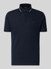 Emporio Armani Slim Fit Poloshirt mit Label-Stitching Marine