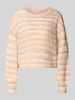 ONLY Pullover mit weichem Strickvolumen Sand