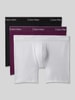 Calvin Klein Underwear Broek & boxershort van katoenmix in set van 3 model 'BOXER BRIEF' Lichtgrijs