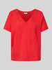 s.Oliver RED LABEL Regular Fit T-Shirt aus reiner Baumwolle Rot