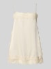 VERO MODA relaxed fit top met kant model 'CHARM LACE SINGLET' Ecru