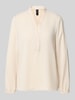 Marc Cain Regular fit blouse met V-hals Zand
