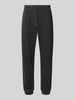 Tommy Hilfiger Regular Fit Sweatpants aus Baumwoll-Mix Black