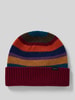 PAUL SMITH Beanie mit Label-Detail Dunkelrot