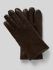 Akaroa Handschuhe mit Touchfunktion aus Schafsleder Modell 'DAN' Dunkelbraun