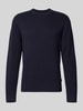 Jack & Jones Premium Strickpullover mit Rundhalsausschnitt Modell 'MILANO' Dunkelblau
