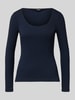 Lauren Ralph Lauren Longsleeve in Ripp-Optik Modell 'CHITRA' Dunkelblau