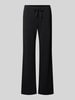 Juvia Flared Fit Sweatpants mit Tunnelzug Black