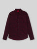 HUGO Slim Fit Freizeithemd aus reiner Baumwolle Modell 'ERMO' Bordeaux