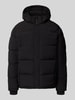 Pepe Jeans Regular Fit Steppjacke mit abnehmbarer Kapuze Modell 'JOBIAS' Black