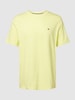 Tommy Hilfiger Regular fit T-shirt in effen design Geel