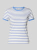 Tom Tailor Denim Regular Fit T-Shirt aus Baumwoll-Mix Weiss