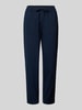 Soyaconcept Tapered fit broek met elastische band, model 'AKILA' Marineblauw