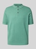 Fynch-Hatton Regular Fit Poloshirt in Strick-Optik Lind