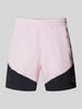 Nike Sweatshorts mit Label-Print Rosa